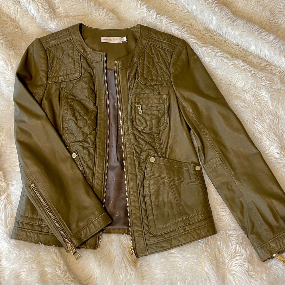 Tory Burch leather jacket